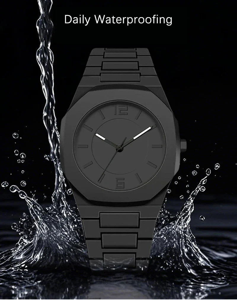 UTHAI 2025 Nuovi orologi da uomo Business Braccialetti in plastica impermeabili Orologi al quarzo alla moda e casual Reloj Hombre