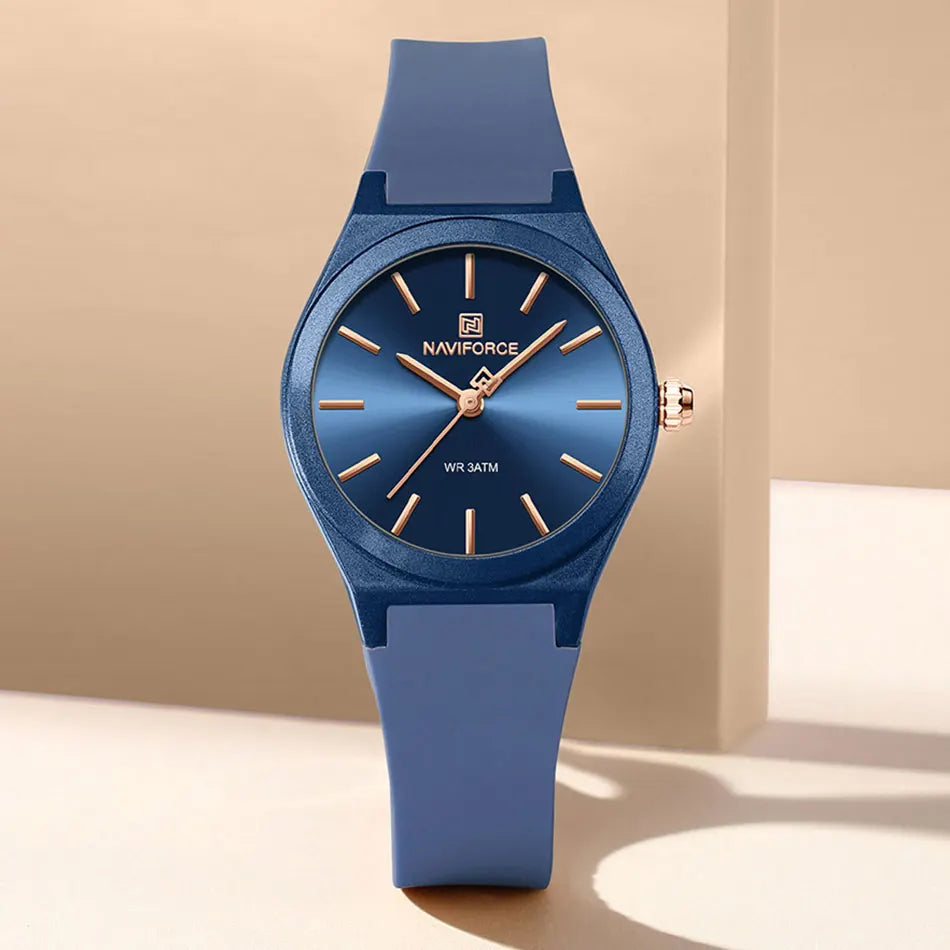 NAVIFORCE 2025 Orologi moda donna Orologio al quarzo Sport Cinturino in silicone Orologi da polso da donna Orologio semplice Regalo relogios feminino
