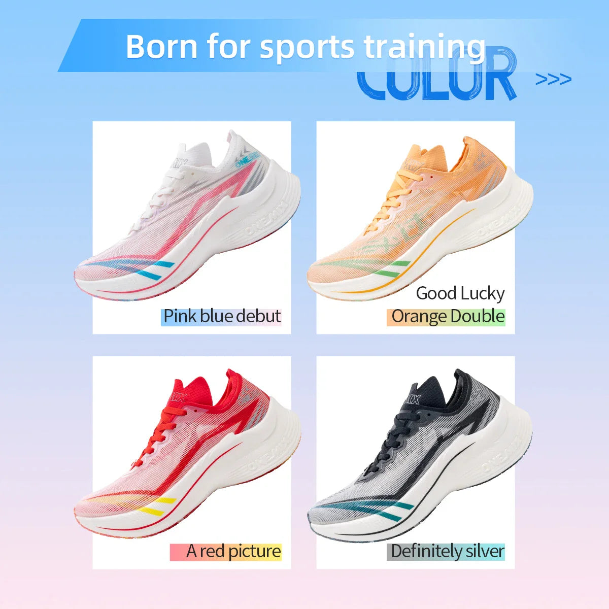 ONEMIX 2026 Tupo Nuove Scarpe da Corsa Marathon con Piastra in Carbonio, Supporto Stabile per Assorbimento degli Urti, Sneakers Ultraleggere con Rimbalzo