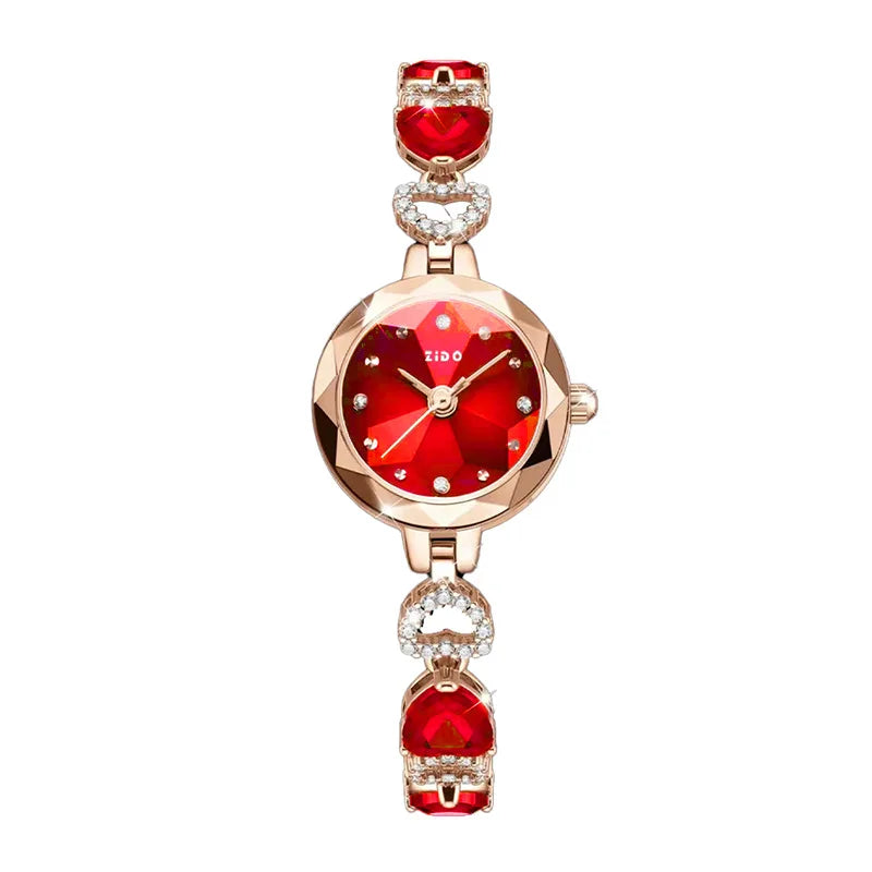 UTHAI L92 Orologio da donna di marca, orologio al quarzo da donna impermeabile con diamanti intarsiati in cristallo, di lusso, alla moda e di alta qualità.