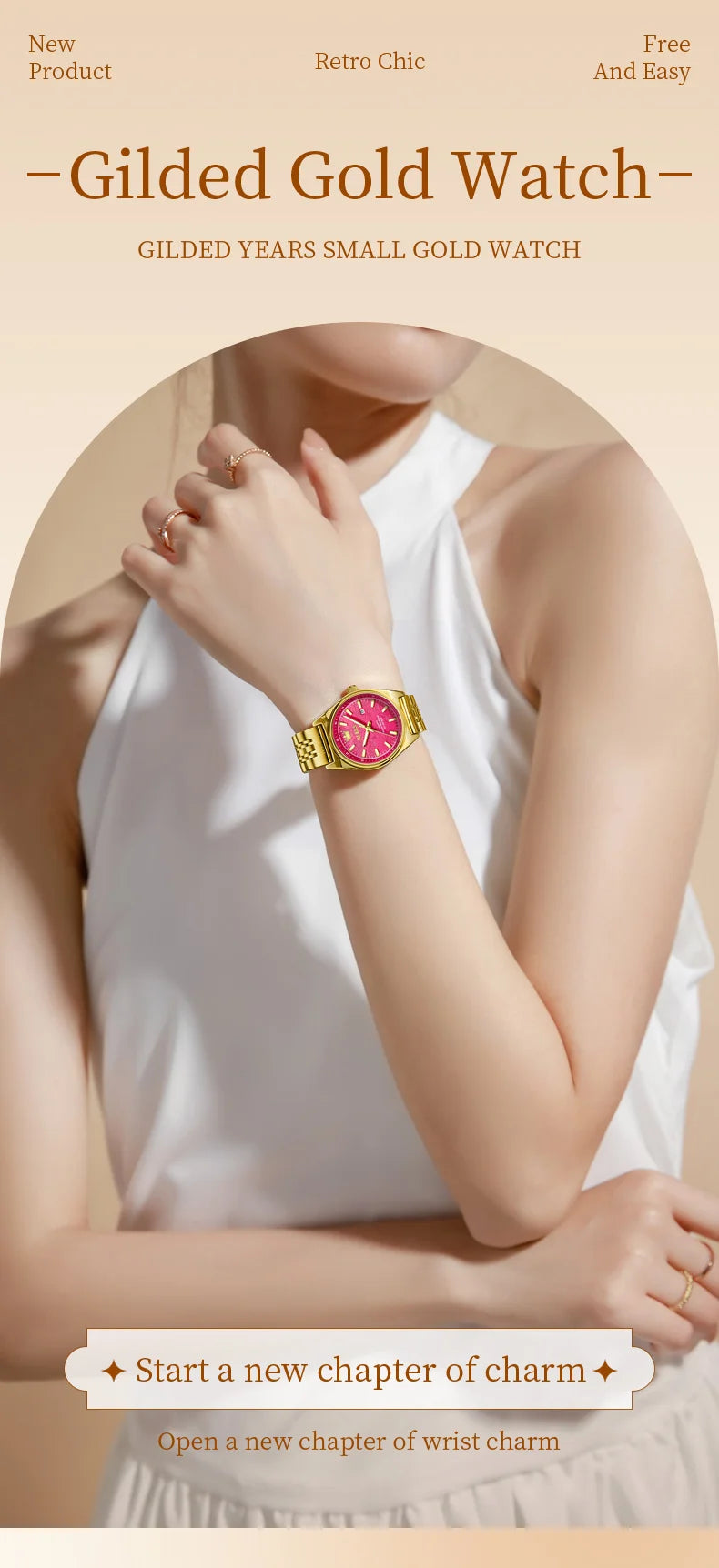 Orologio OLEVS 3703 da donna, elegante orologio al quarzo da donna, marca di alta gamma, impermeabile, luminoso, con calendario, orologio da polso di lusso per signora.