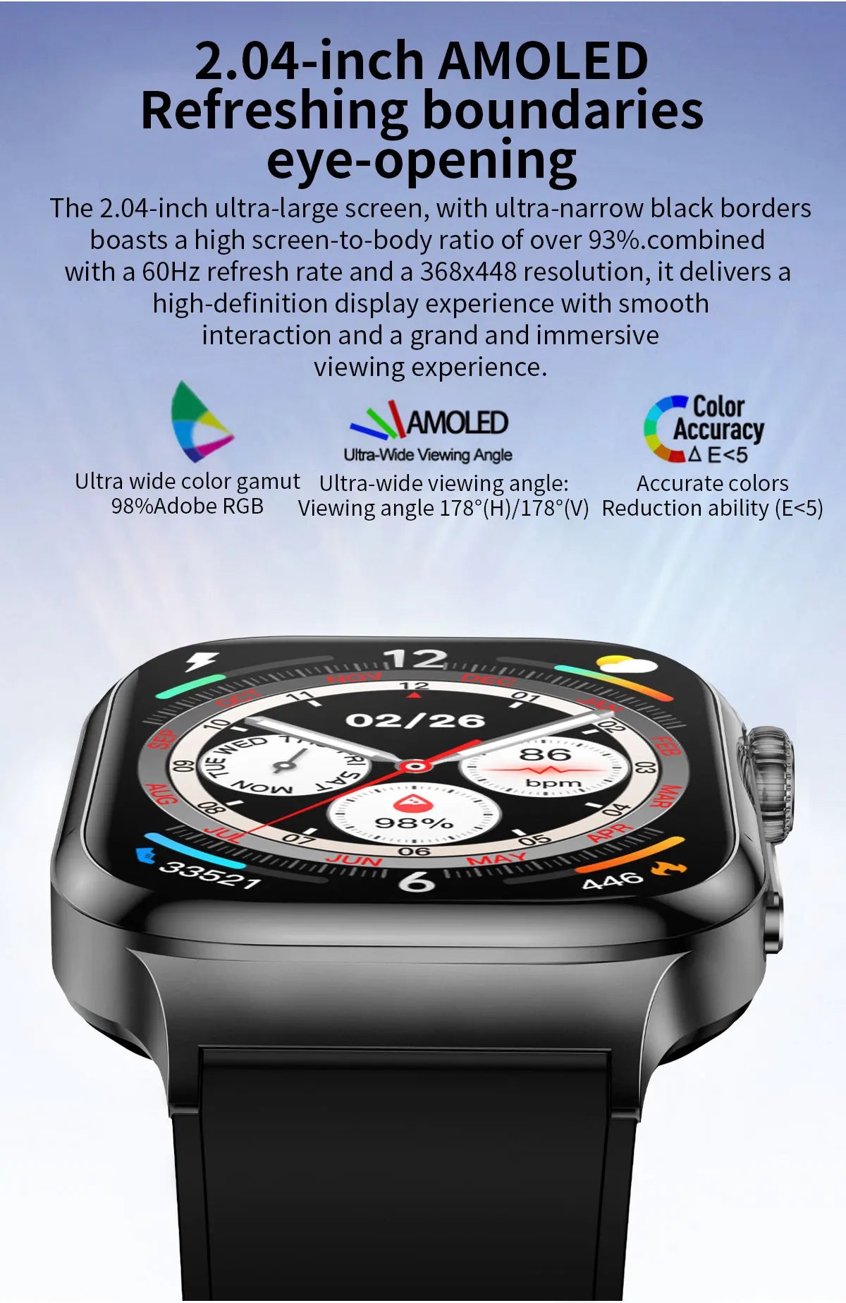 2026 Nuovo Misurazione Accurata Salute Smart Watch ECG + PPG Acido Urico Pressione Sanguigna Lipidi Nel Sangue Chiamata BT Smartwatch Per Le Donne Degli Uomini