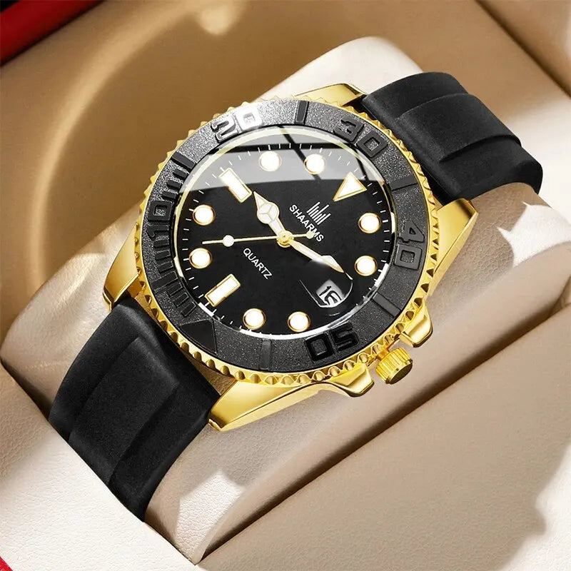 Orologio moda uomo orologio Casual Montre Homme Business Men orologio al quarzo calendario Green Water Wok Ghost Sport orologio da polso da uomo