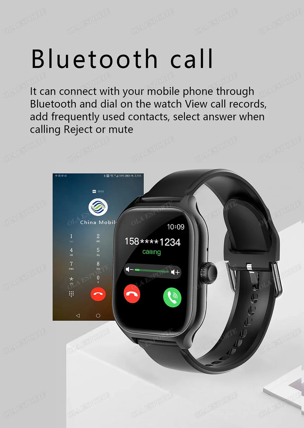 Smartwatch 2025 per Android e iOS, Schermo a Colori da 2,01 Pollici, Risposta alle Chiamate Bluetooth, Orologio Fitness Tracker per Donne e Uomini