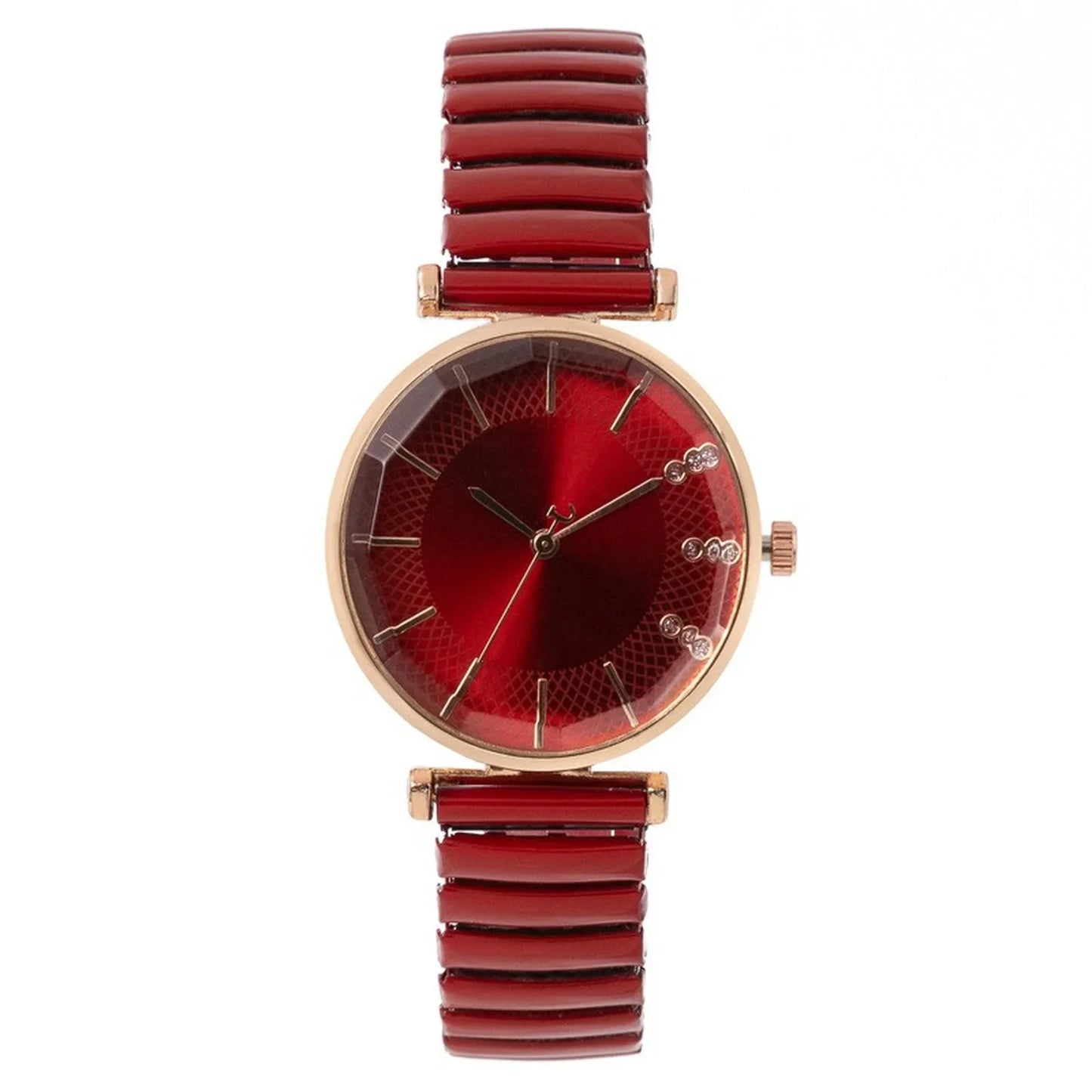 Orologio al quarzo da donna in cristallo semplice blu tesoro di lusso Orologio casual con cinturino elasticizzato in acciaio inossidabile Orologio da donna alla moda