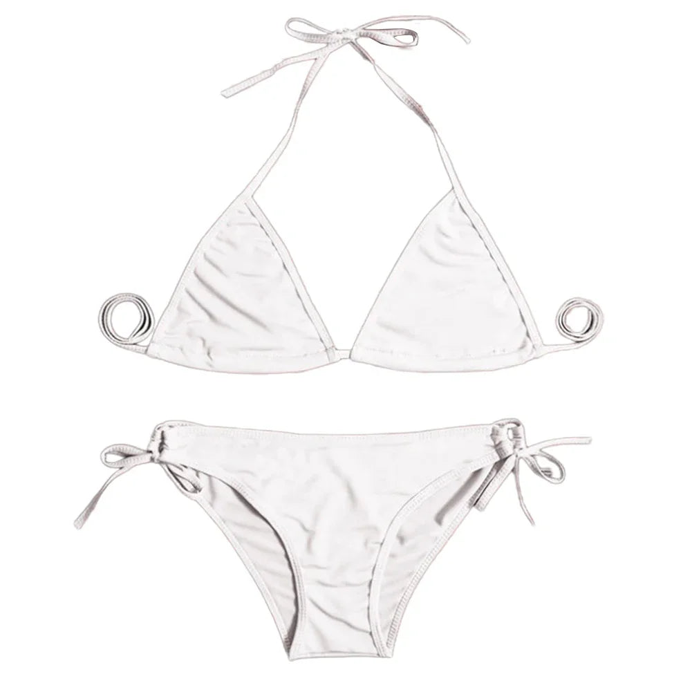 Set bikini perizoma da donna, costume da bagno sexy in stile bandage, costume da bagno brasiliano, accessori estivi per vacanze, spiaggia, piscina