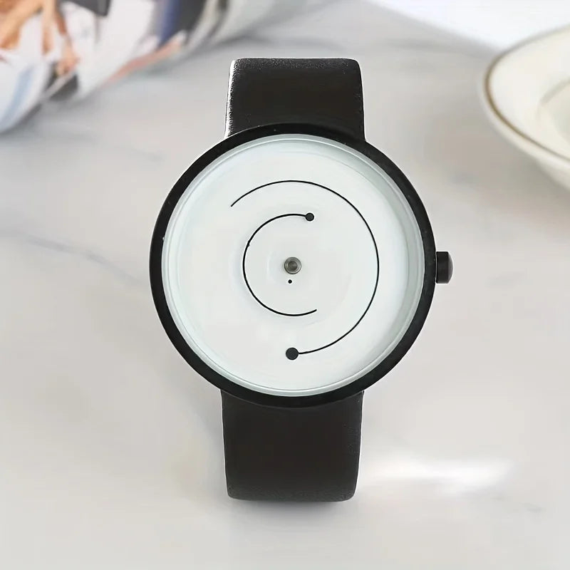 Orologio creativo di nuova moda da uomo Orologi sportivi Casual cinturino in pelle analogico da polso al quarzo da uomo Relogio Masculino Reloj Hombre