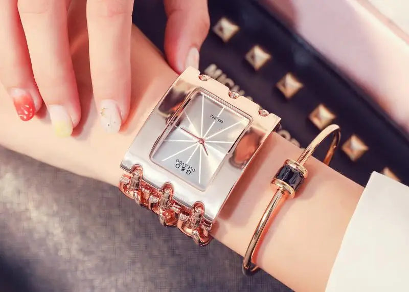 Orologio da donna di marca di lusso Abito con strass Orologi da polso da donna Eleganti orologi femminili in oro per le donne Montre Femme 2025