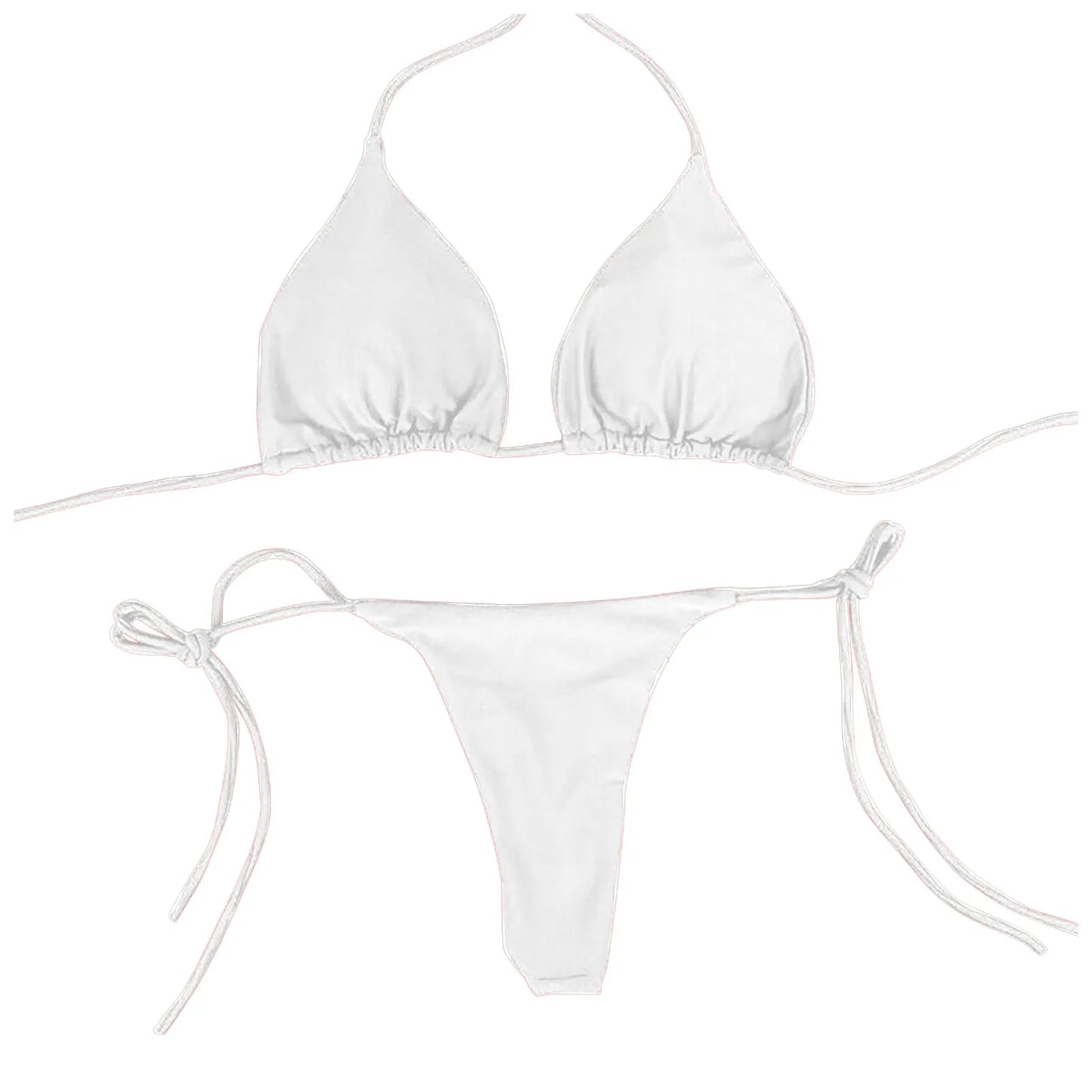 Costume da Bagno Estivo da Donna, Set Bikini Sexy con Reggiseno Imbottito Push-up e Perizoma, Due Pezzi, Abbigliamento da Spiaggia, Costume da Bagno Femminile Sexy