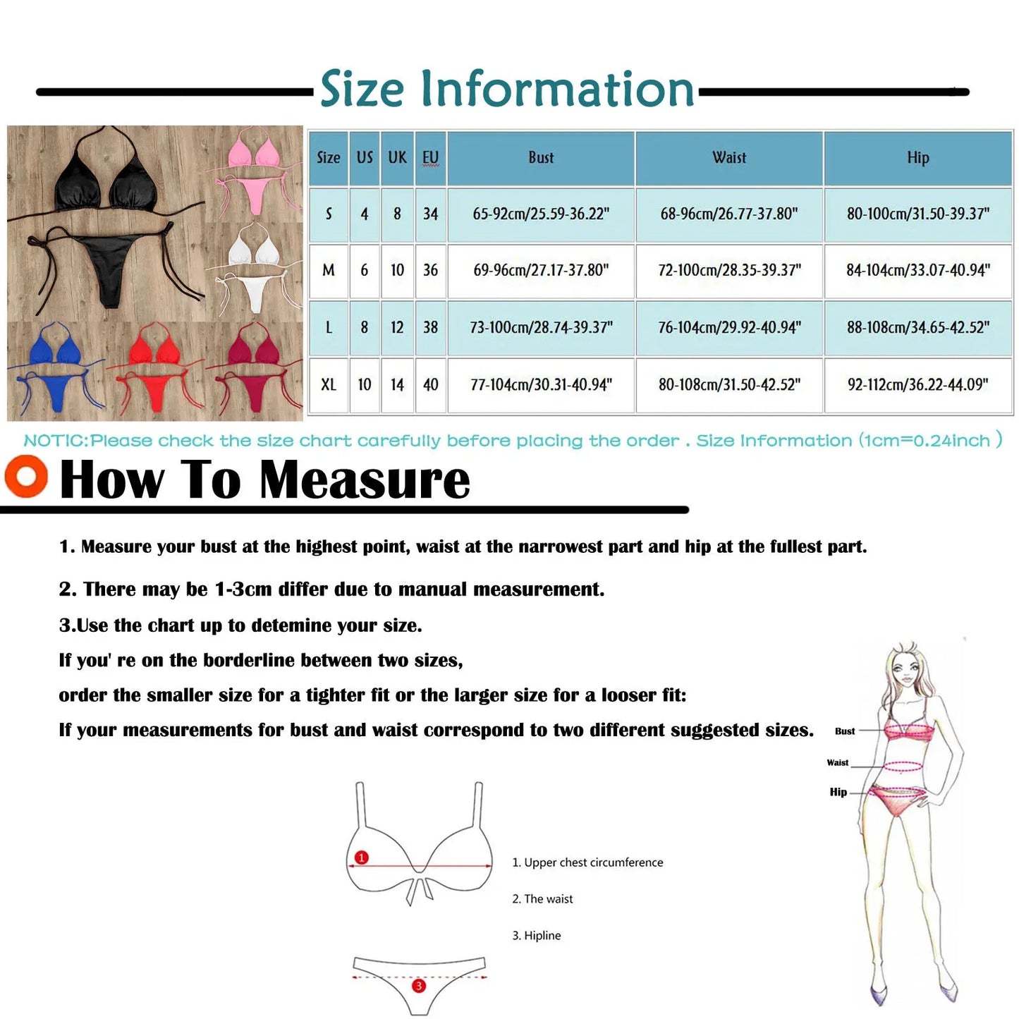 Costume da Bagno Estivo da Donna, Set Bikini Sexy con Reggiseno Imbottito Push-up e Perizoma, Due Pezzi, Abbigliamento da Spiaggia, Costume da Bagno Femminile Sexy