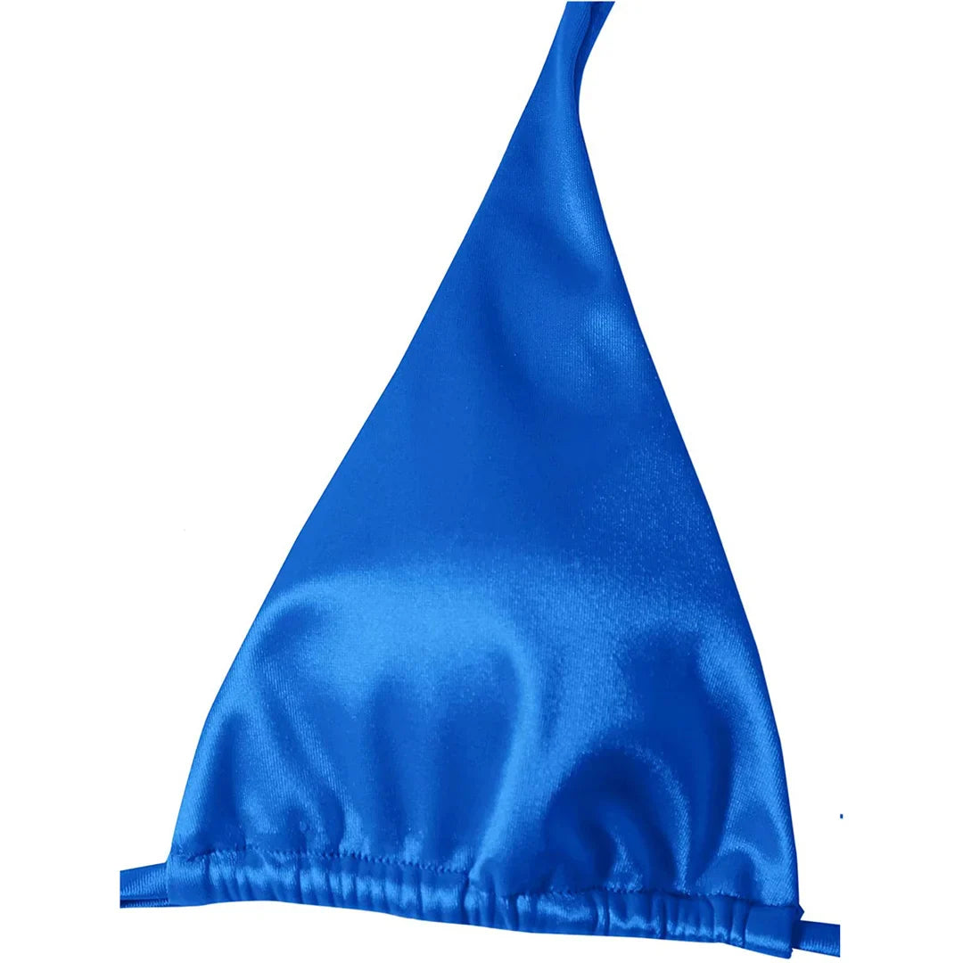 Sexy 13 colori Halter Satin Bikini brasiliano Donna Costumi da bagno Costume da bagno femminile Bikini a due pezzi Bagnante Costume da bagno Swim V4966