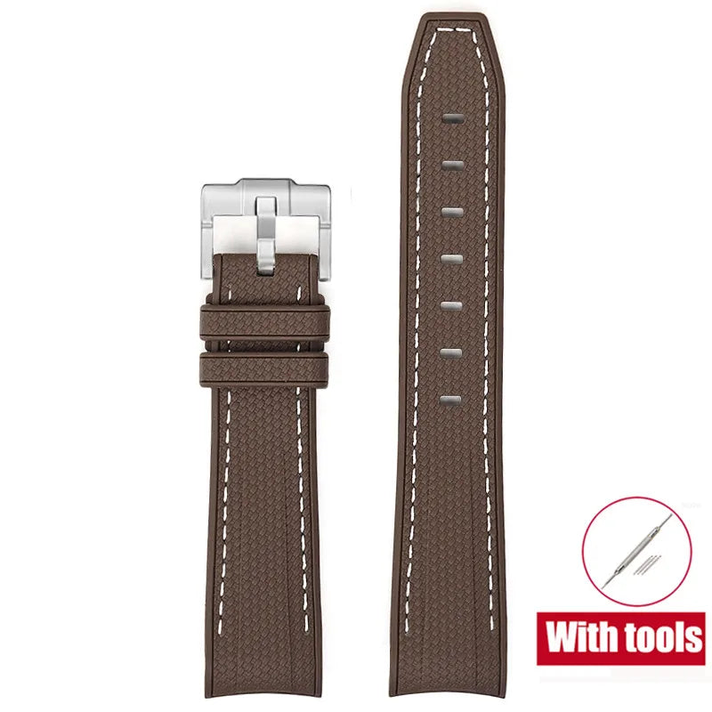 Cinturino in gomma per Swatch X Omega Joint MoonSwatch Cinturino sportivo impermeabile da 20 mm Cinturino con estremità curva in silicone per uomo donna