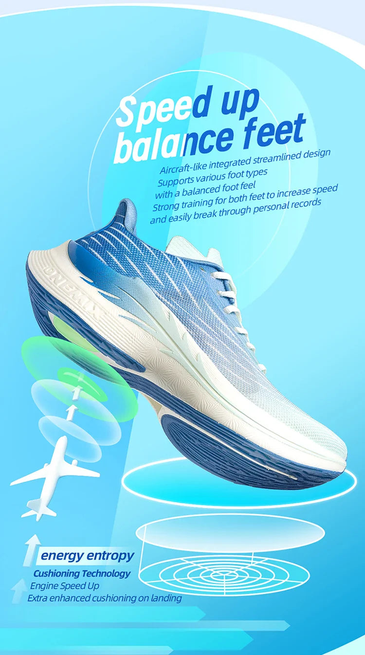 Scarpe da Corsa Traspiranti Onemix 2026 Wind Wings per Uomo e Donna, Ideali per Maratona, Sport e Attività all'Aperto