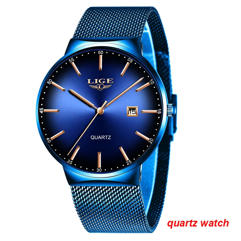 Orologi da Polso Meccanici Automatici LIGE 2026 per Uomo, Marca di Lusso, Orologio da Uomo con Tourbillon, Moda Business, Impermeabile
