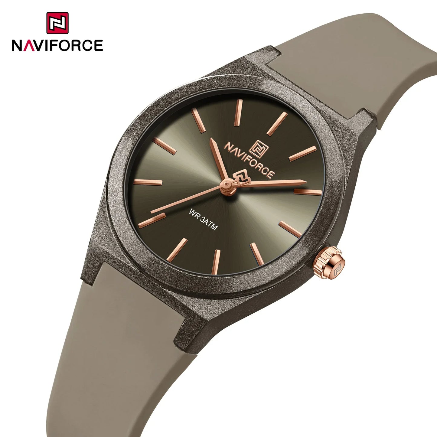 NAVIFORCE 2025 Orologi moda donna Orologio al quarzo Sport Cinturino in silicone Orologi da polso da donna Orologio semplice Regalo relogios feminino