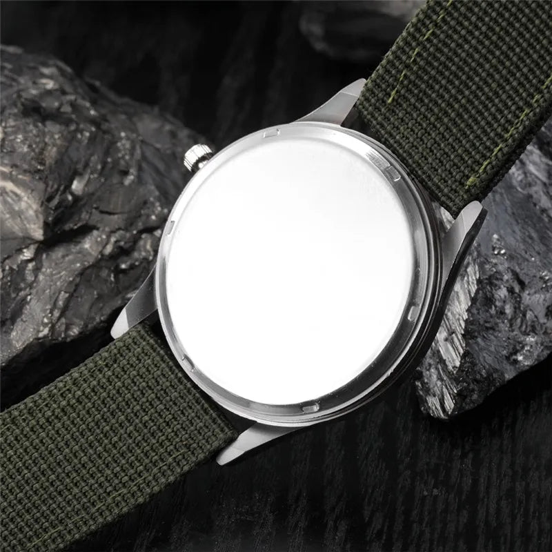 Ragazzi marca orologi economici uomo moda casual cinturino in nylon sport esercito regali data orologio da polso al quarzo fluorescente Relogio Masculino