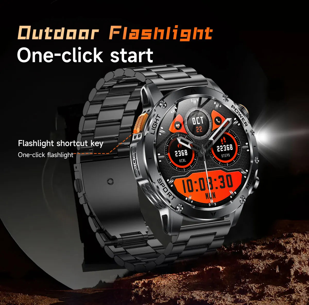 2025 Uomini Schermo AMOLED da 1,7 pollici Astuto Della Vigilanza 1000mAh Batteria Frequenza Cardiaca Chiamata Bluetooth NFC GPS Tracker Sport Fitness Orologi Nuovo
