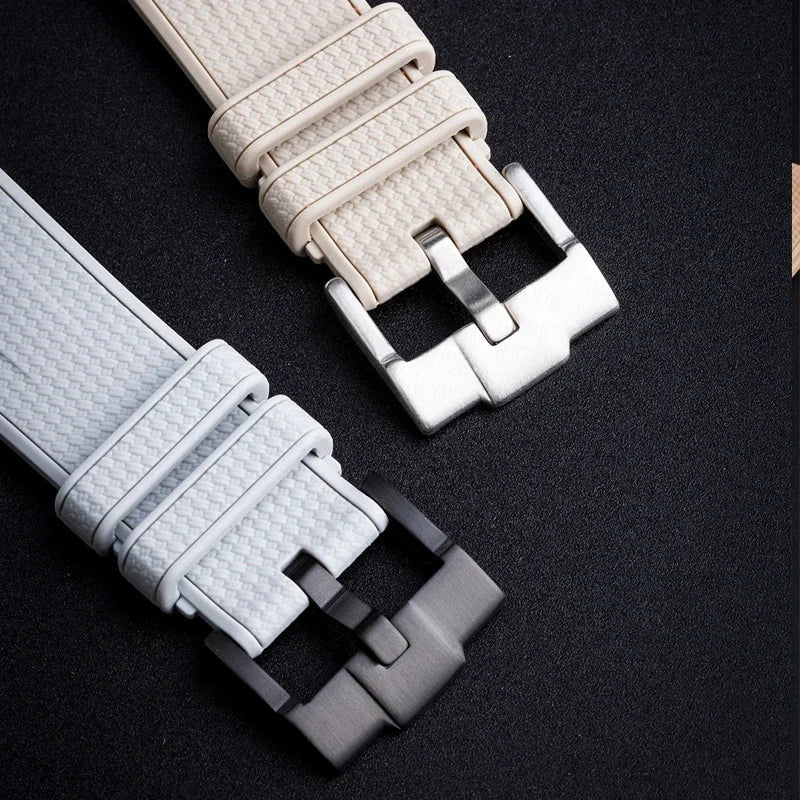 Cinturino in gomma per Swatch X Omega Joint MoonSwatch Cinturino sportivo impermeabile da 20 mm Cinturino con estremità curva in silicone per uomo donna