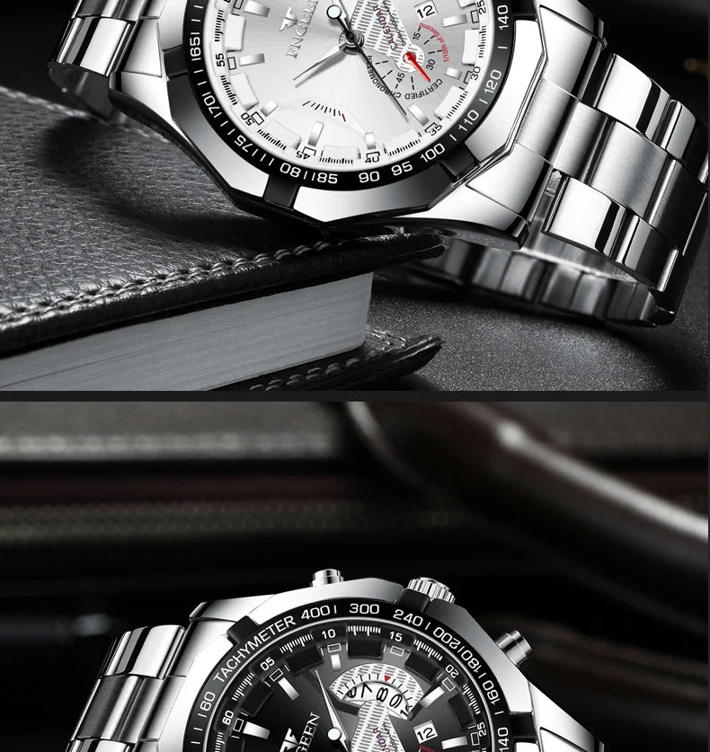 2024 Top Brand di Lusso Orologio di Moda Casual Militare Al Quarzo Sport Orologio Da Polso In Acciaio Pieno Impermeabile Orologio da Uomo Relogio Masculino