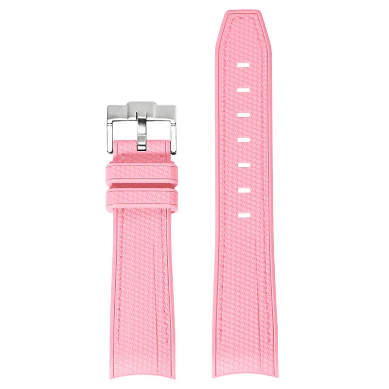 Cinturino in gomma per Swatch X Omega Joint MoonSwatch Cinturino sportivo impermeabile da 20 mm Cinturino con estremità curva in silicone per uomo donna