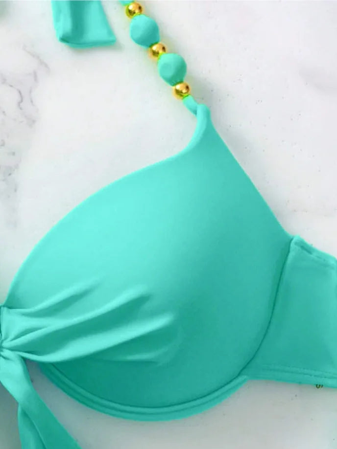 Sexy Push Up Bikini 2024 Costume da bagno donna Due pezzi Costumi da bagno Perizoma femminile Bikini Set Nuoto per costumi da bagno Biquini brasiliano
