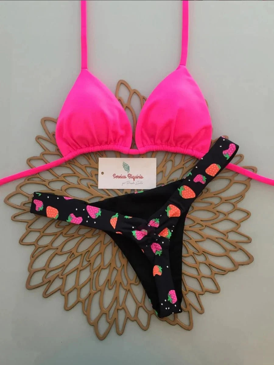 Micro Bikini 2026 Costume da bagno donna Nuovo costume da bagno sexy Halter Bikini Set brasiliano Biquini Perizoma femminile Beachwear Party Wear