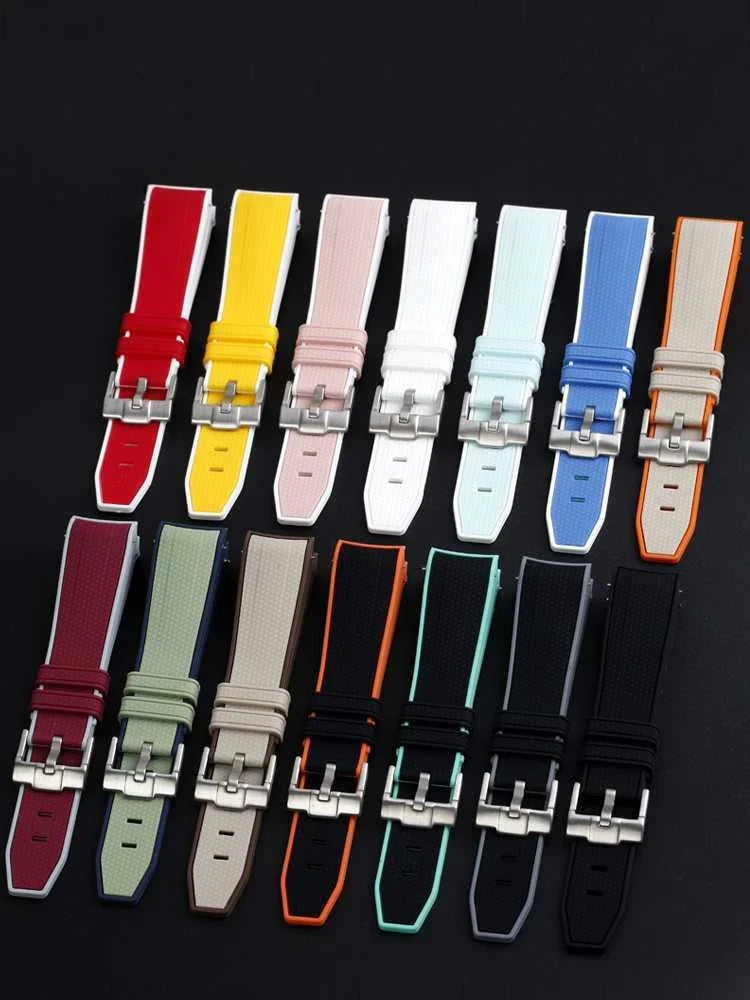 Per Omega Swatch 20mm Curva cinturino per orologio Speedmaster MoonSwatch Planet Snoopy cinturino cinturino a sgancio rapido braccialetto in gomma