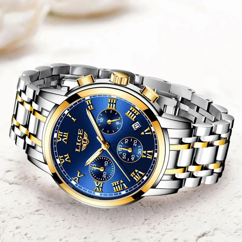 LIGE 2024 nuove donne di moda orologi da donna top brand di lusso creativo bracciale da donna in acciaio orologi orologio impermeabile al quarzo femminile