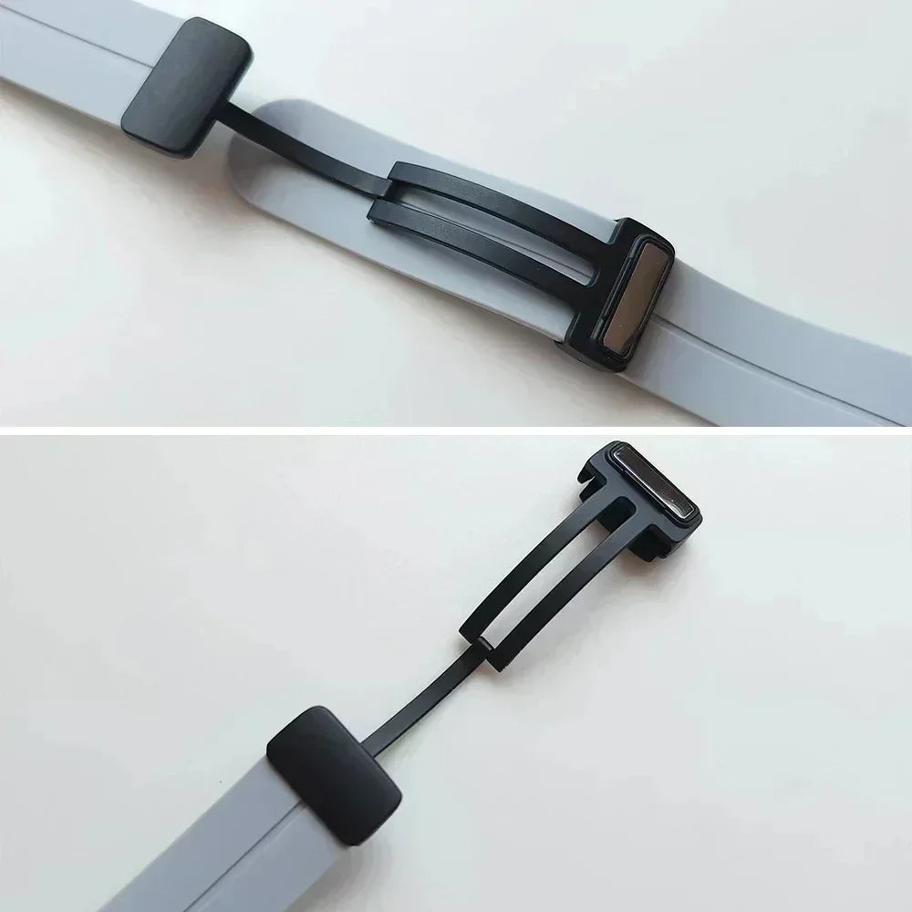 22mm 20mm cinturino magnetico in silicone per Omega X Swatch Joint MoonSwatch cinturino per Xiaomi Watch S4 S3 S2 S1/Huawei GT6Pro GT6 5 4 46