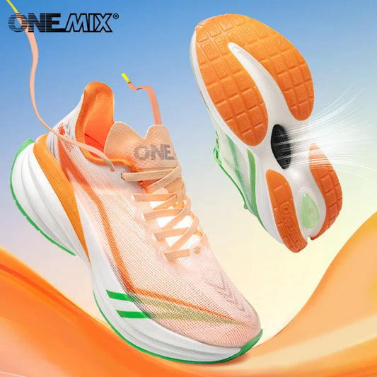 ONEMIX 2025 Estate Autunno Scarpe da corsa per uomo Design leggero Maratona ad asciugatura rapida Supporto per assorbimento degli urti Scarpe da ginnastica maschili