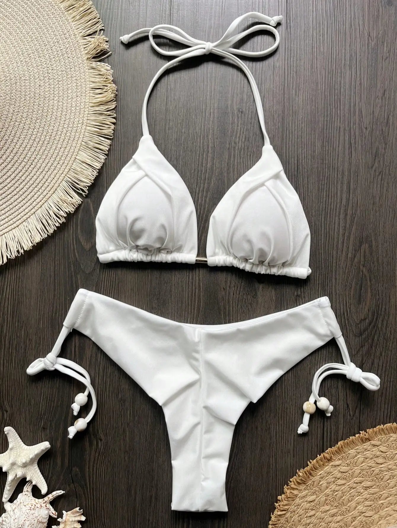 RUOTONGSEPT 2025 Nuovo Sexy Costume da Bagno Triangolare in 13 Colori per Donne, Bikini Brasiliano, Costume Push-Up, Set Bikini da Spiaggia