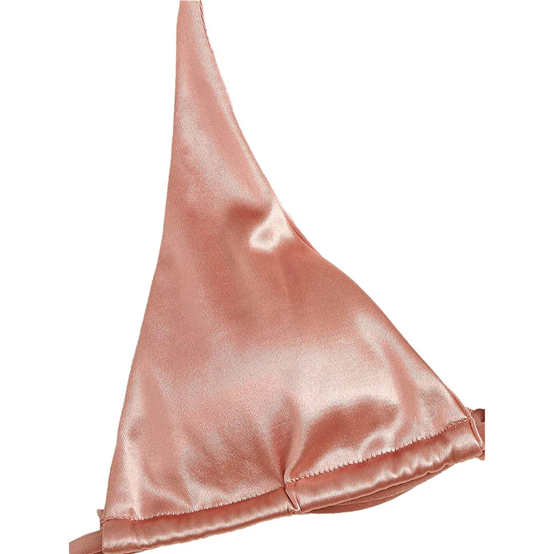 Sexy 13 colori Halter Satin Bikini brasiliano Donna Costumi da bagno Costume da bagno femminile Bikini a due pezzi Bagnante Costume da bagno Swim V4966
