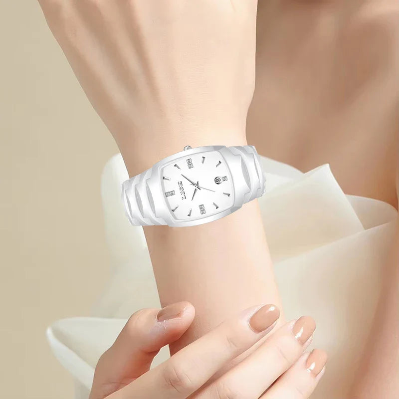 LIGE Orologio da Donna di Lusso alla Moda, Elegante e Semplice, in Acciaio Inossidabile, Casual, al Quarzo, con Calendario, Regalo Romantico per Signore, Novità
