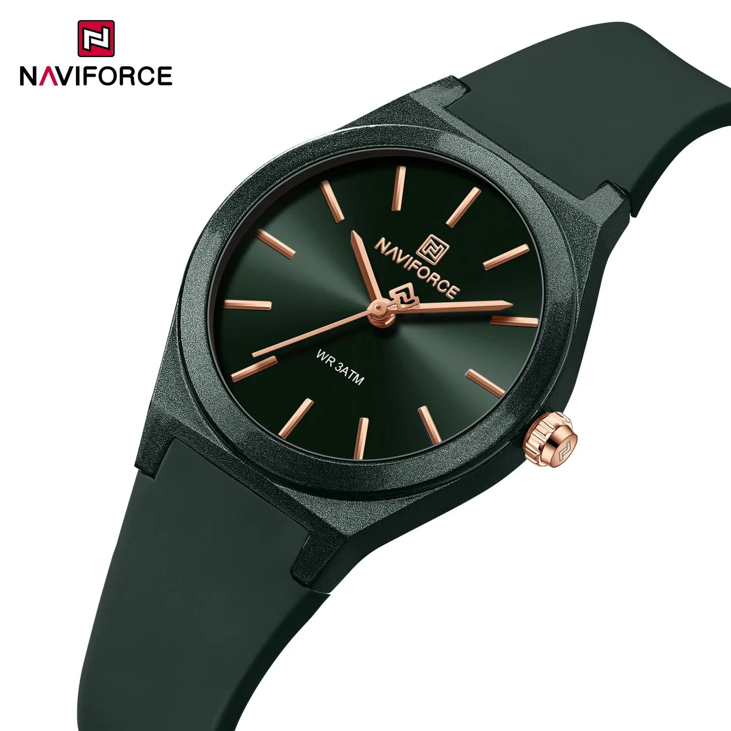 NAVIFORCE 2025 Orologi moda donna Orologio al quarzo Sport Cinturino in silicone Orologi da polso da donna Orologio semplice Regalo relogios feminino