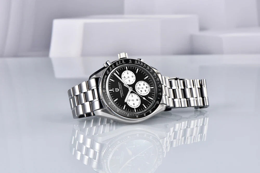 Nuovo Orologio da Uomo PAGANI DESIGN Golden Moon 2026, Orologio al Quarzo di Lusso, Cronografo Sportivo, Vetro Zaffiro AR, Impermeabile, Regalo