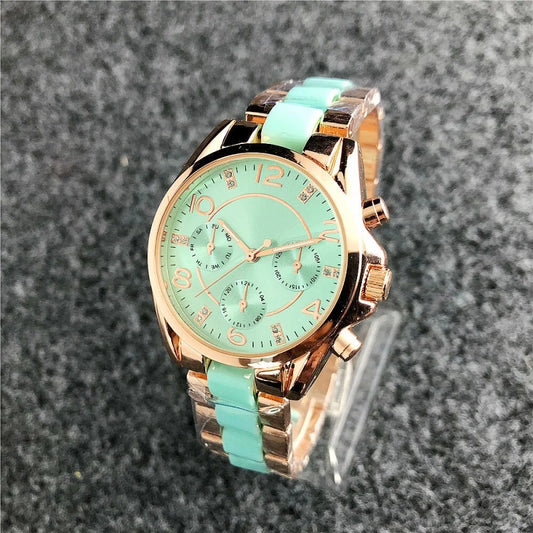 Nuovi orologi da polso da donna in acciaio inossidabile, orologi al quarzo da donna, orologi eleganti da donna di marca di lusso, orologi da donna