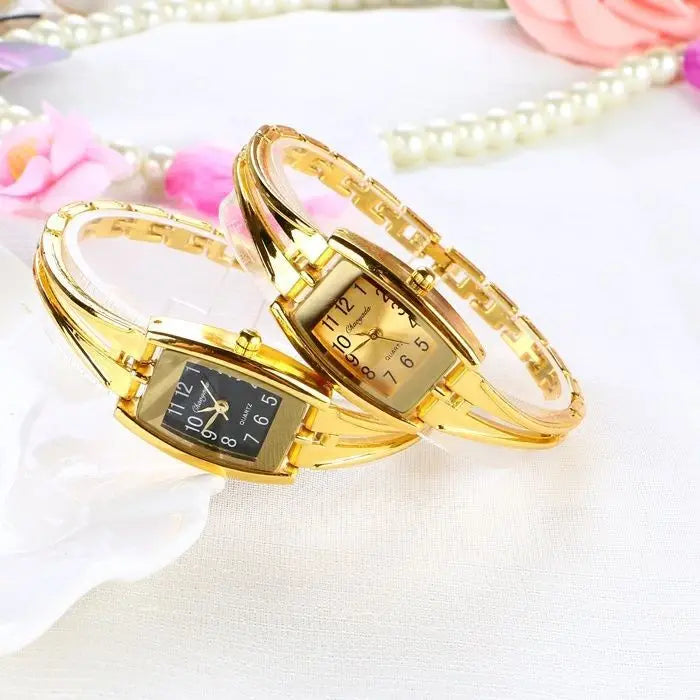 I più nuovi braccialetti per orologi da polso da donna Orologi da donna in acciaio inossidabile di moda Orologio da donna al quarzo Orologi Reloj Mujer
