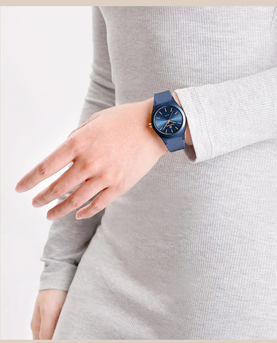 NAVIFORCE 2025 Orologi moda donna Orologio al quarzo Sport Cinturino in silicone Orologi da polso da donna Orologio semplice Regalo relogios feminino