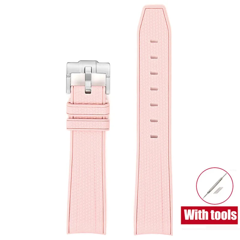 Cinturino in gomma per Swatch X Omega Joint MoonSwatch Cinturino sportivo impermeabile da 20 mm Cinturino con estremità curva in silicone per uomo donna