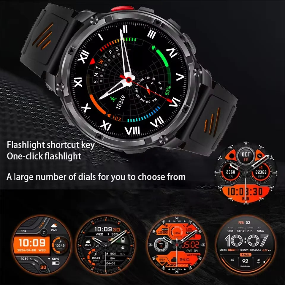 Nuovo T-Rex3 Ultra 1100mAh Batteria Smart Watch GPS Track Bussola IP69K Impermeabile Sport tracker All'aperto Militare Smartwatch