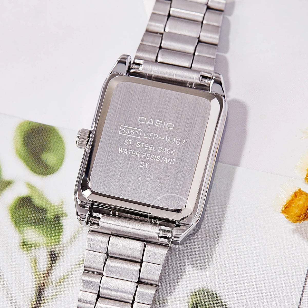 Orologio Casio da donna set di lusso delle migliori marche Orologio da donna al quarzo impermeabile 30 m Forma tonneau Acciaio inossidabile Ste reloj mujer LTP-V007D-