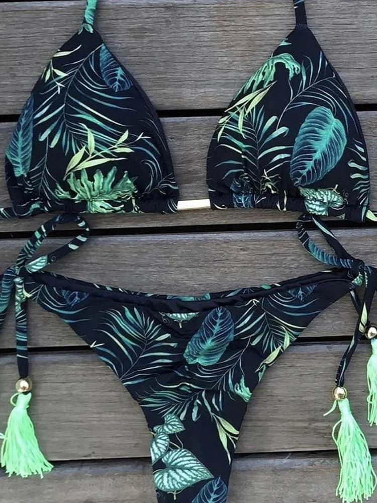 RUOTONGSEPT Bikini da Donna 2022 Nuovo Costume da Bagno Femminile Sexy Set Bikini Push-up per Nuoto e Bagno