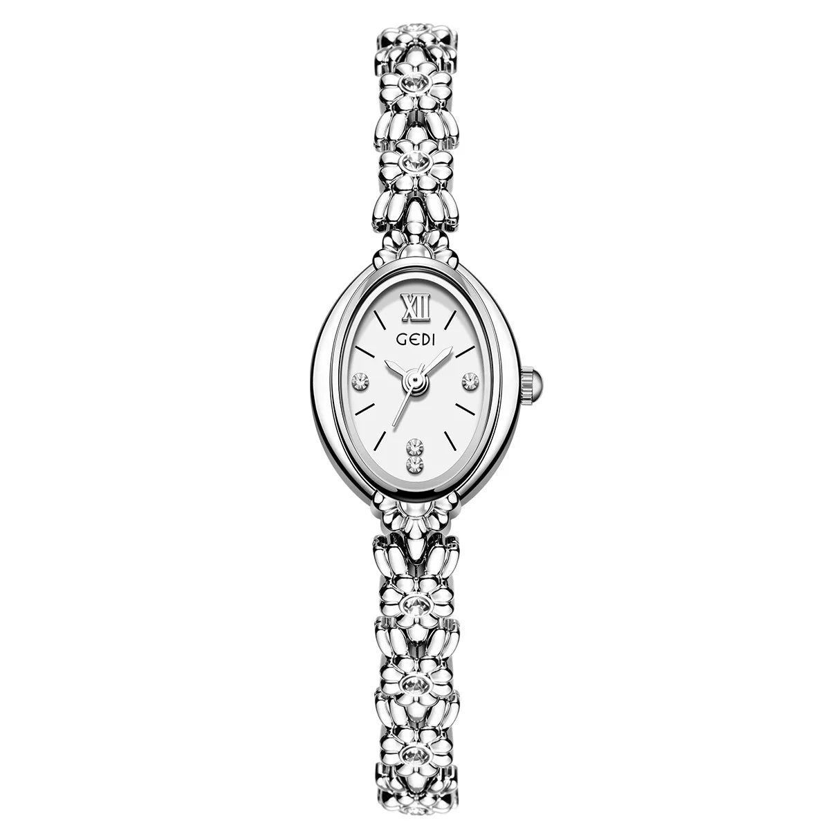 Orologio da donna Luce di lusso retrò tempestato di diamanti Bracciale di alta bellezza Orologi da donna squisiti alla moda