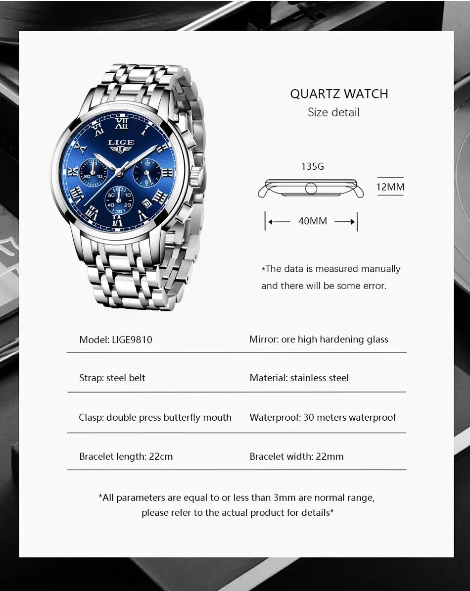 LIGE 2024 nuove donne di moda orologi da donna top brand di lusso creativo bracciale da donna in acciaio orologi orologio impermeabile al quarzo femminile