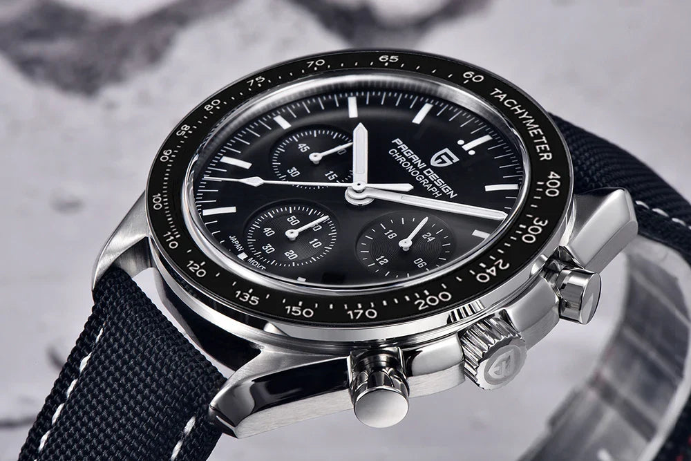 Nuovo Orologio da Uomo PAGANI DESIGN Golden Moon 2026, Orologio al Quarzo di Lusso, Cronografo Sportivo, Vetro Zaffiro AR, Impermeabile, Regalo