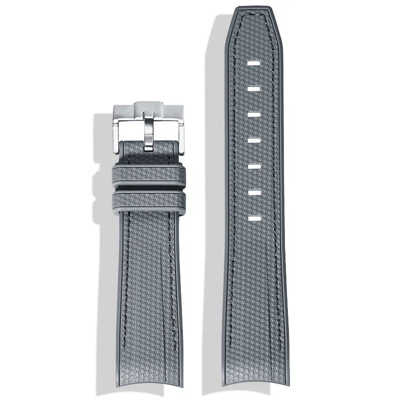 Cinturino in gomma per Swatch X Omega Joint MoonSwatch Cinturino sportivo impermeabile da 20 mm Cinturino con estremità curva in silicone per uomo donna