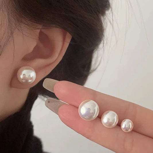 Nuovi orecchini di perle in argento sterling 925 con fascino di personalità, orecchini da donna con fascino squisito, regalo di compleanno, gioielli squisiti
