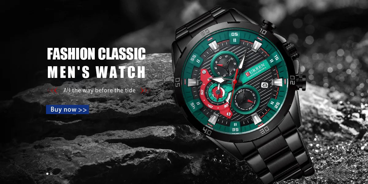 CURREN 8402 Orologio da uomo in acciaio inossidabile Moda creativa Quadrante luminoso con cronografo Orologio da uomo di lusso per il tempo libero reloj hombre