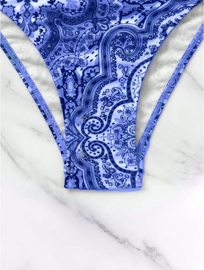 Sexy Push Up Bikini 2024 Costume da bagno donna Due pezzi Costumi da bagno Perizoma femminile Bikini Set Nuoto per costumi da bagno Biquini brasiliano