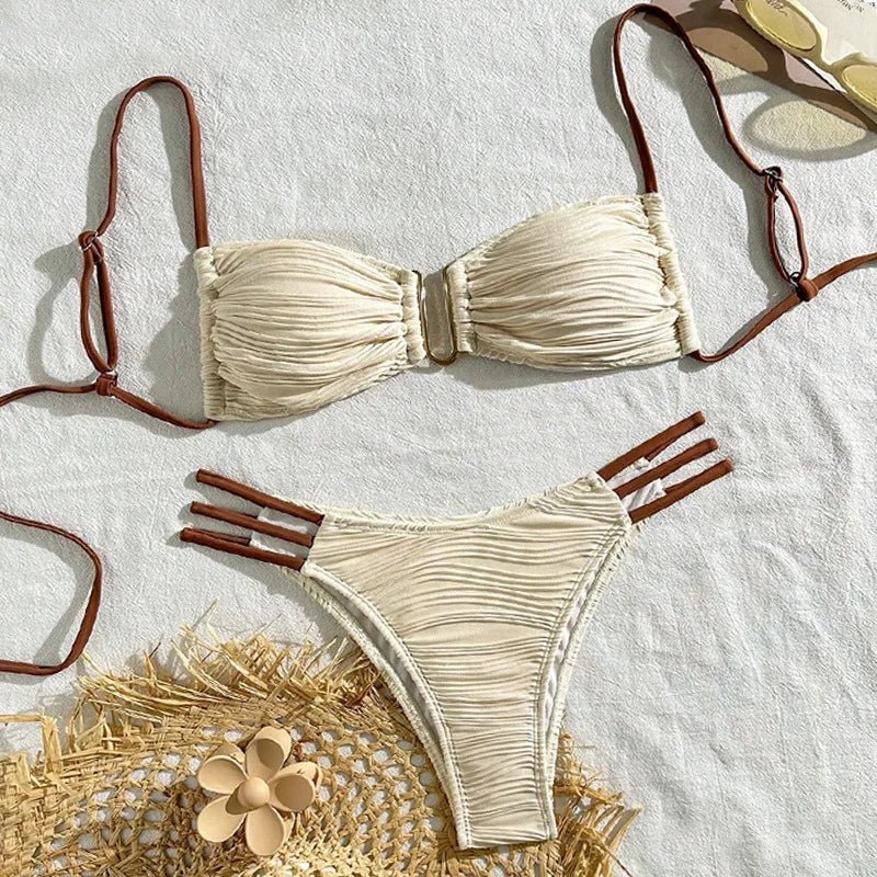 Nuovi Bikini Sexy 2026 Costumi da Bagno Donna Push-Up Abbigliamento da Spiaggia Femminile Set Bikini Brasiliano per Piscina